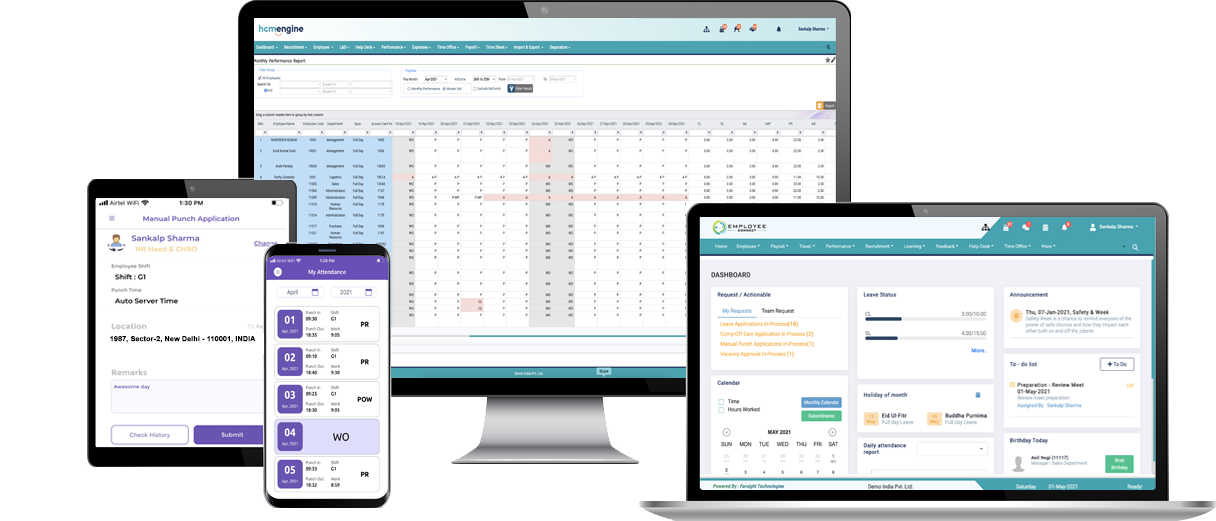 Time Tracking Software Employee Time Management Farsight